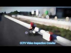 Κάμερα υψηλής ευκρίνειας CCTV Pipe Crawler με μήκος καλωδίου 130m