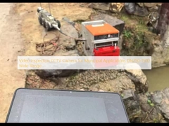 Βίντεο επιθεώρησης CCTV κάμερα για δημοτικές εφαρμογές DN250-1500 ευρεία εμβέλεια