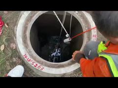 Ασύρματη κάμερα ελέγχου σωλήνων CCTV για επιθεώρηση αποχέτευσης, φις ουράς για ελαττώματα σε σωλήνες αποχέτευσης