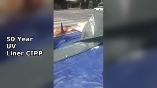 50 Χρόνια UV CIPP Liner Sewer Repair No Dig