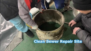 Συσκευαστής άκρων επισκευής αποχέτευσης χωρίς τάφρους για εγκατάσταση επένδυσης UV