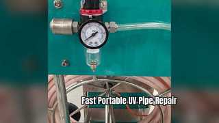 Φορητό σύστημα επισκευής σωλήνων UV CIPP DN100 έως DN250