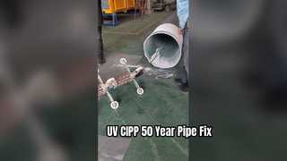 UV CIPP Pipe Repair 50 Year Solution