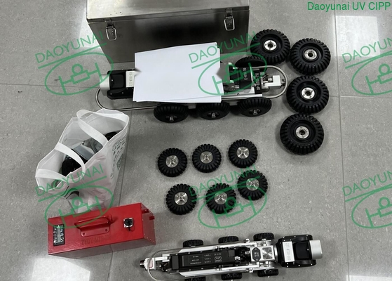 Κάμερα υψηλής ευκρίνειας CCTV Pipe Crawler με μήκος καλωδίου 130m