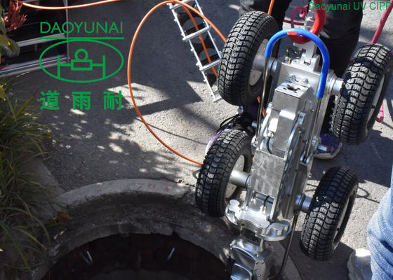 Φορητή κάμερα αντιολισθητικών αλυσίδων υπονόμων Mainline για σωλήνων μεγάλες διαμέτρους δικτύων επιθεώρησης τις δημοτικές